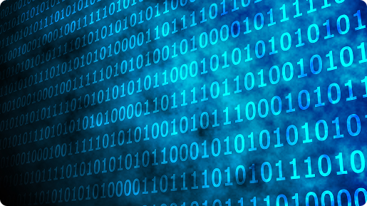 shiny-blue-binary-code-black-background 1